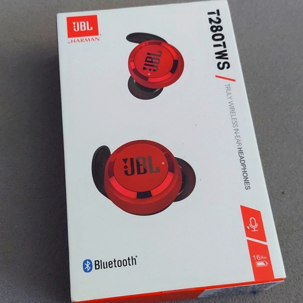 JBL T280TWS Bluetooth Earbuds